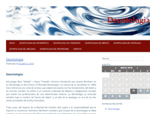 Tablet Screenshot of deontologia.org